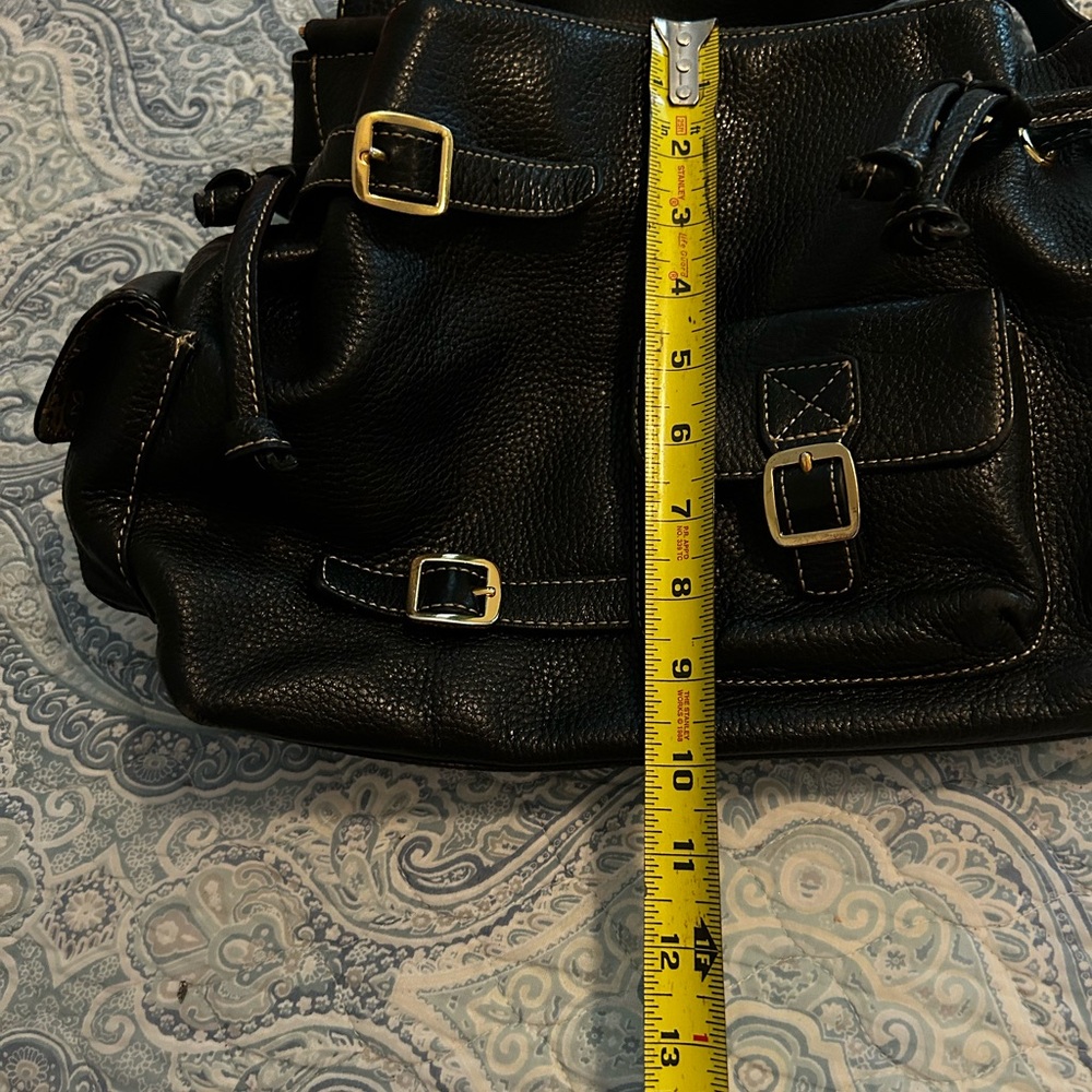 Maxx New York Black Leather Shoulder Bag - Picture 8 of 8